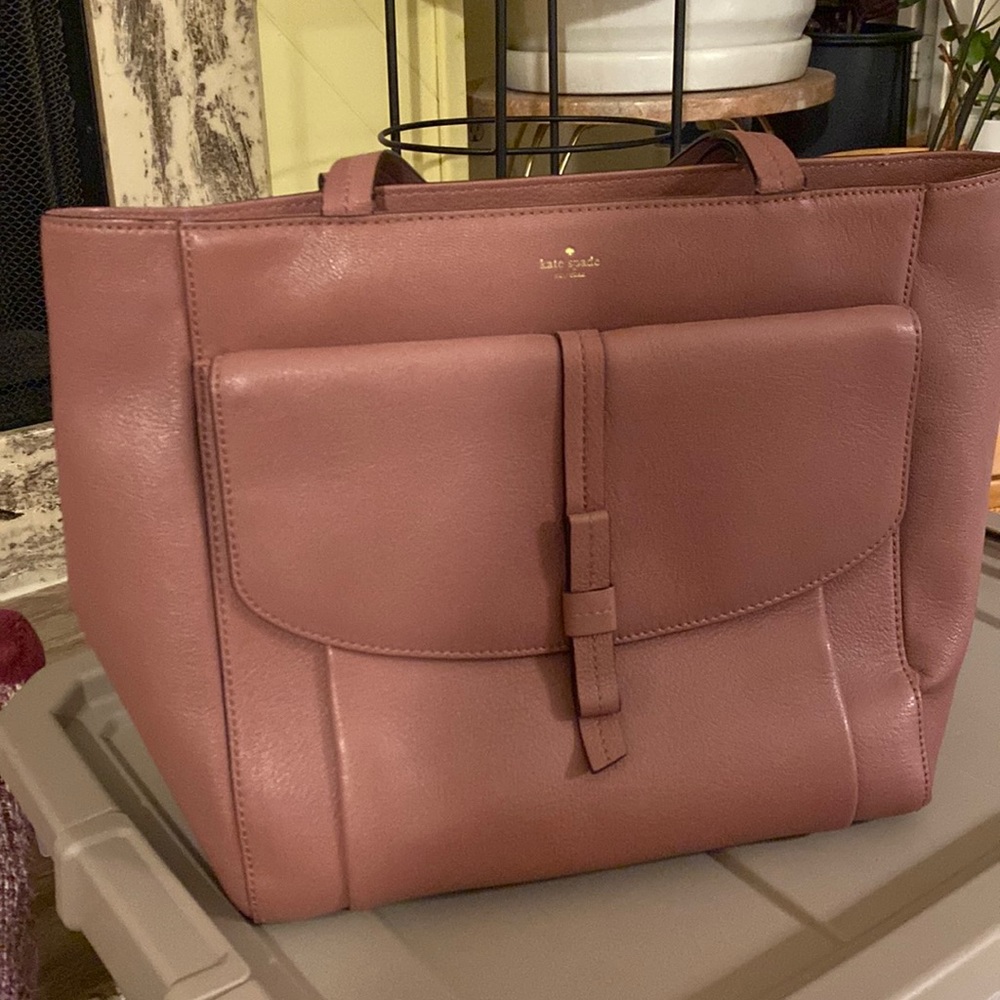Kate Spade tote bag. Mauve pink.